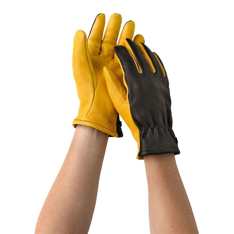 Gold Leaf Dry Touch RHS endorsed leather gardening gloves LADIES